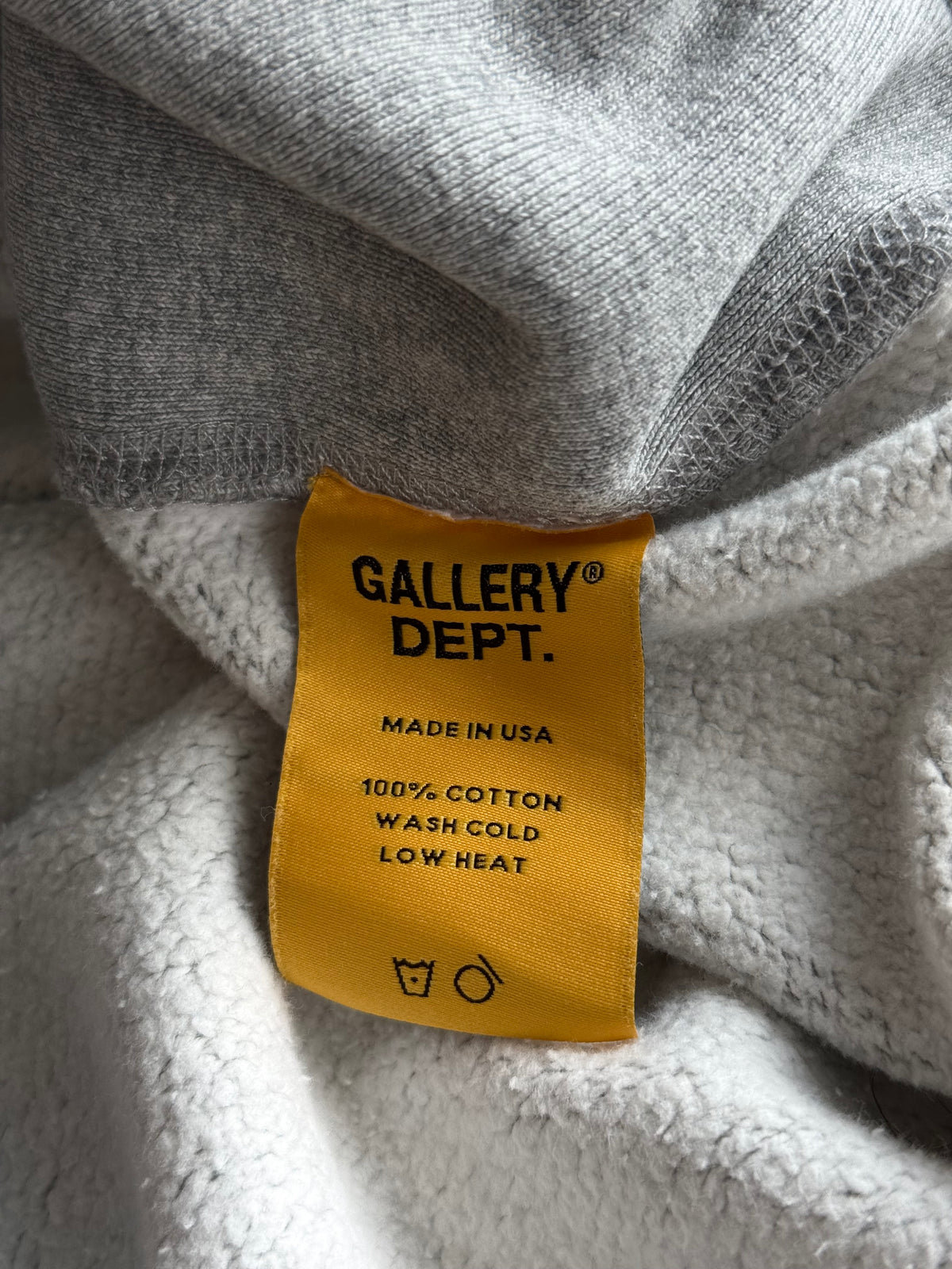 Gallery Dept Grey Logo Hoodie
