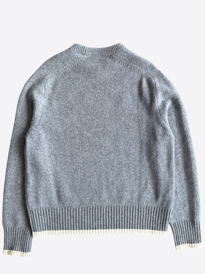 Dior Grey Atelier Wool Knitted Sweater