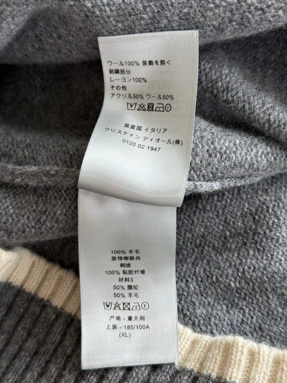 Dior Grey Atelier Wool Knitted Sweater