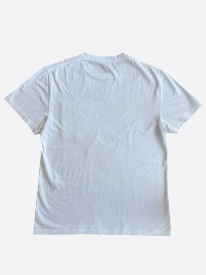 Loewe White Embroidered Anagram T-Shirt