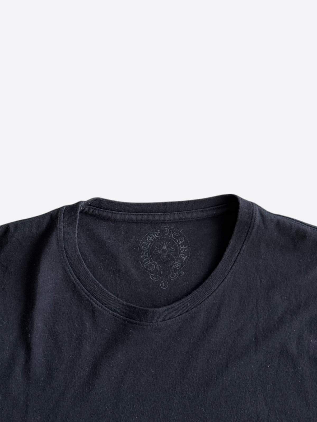 Chrome Hearts Black & White Hong Kong Exclusive Horseshoe Logo T-Shirt