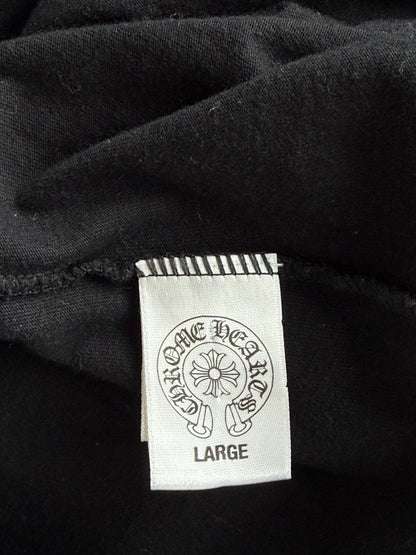 Chrome Hearts Black & White Hong Kong Exclusive Horseshoe Logo T-Shirt