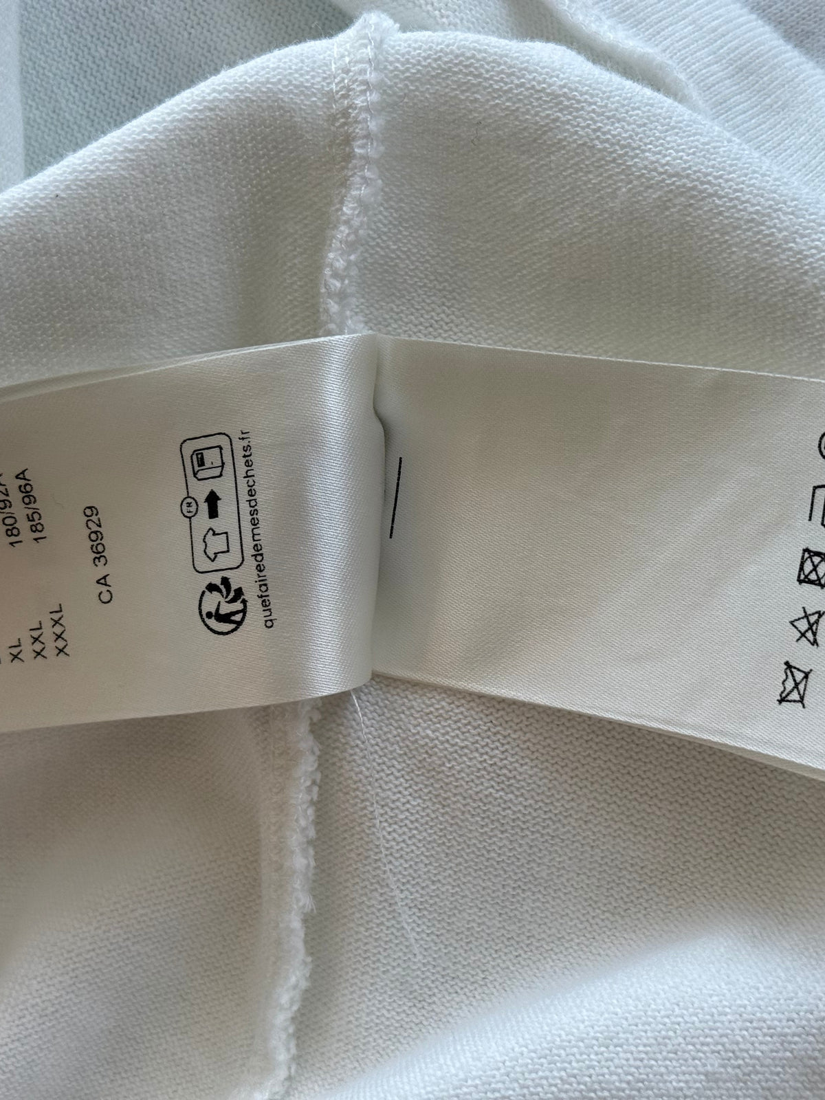 Louis Vuitton White & Blue Ice Logo Intarsia T-Shirt