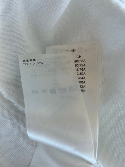 Louis Vuitton White & Blue Ice Logo Intarsia T-Shirt