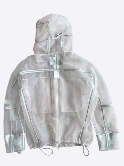 Dior Grey Mesh Tulle Jacket