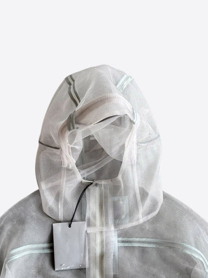Dior Grey Mesh Tulle Jacket