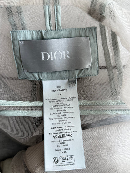 Dior Grey Mesh Tulle Jacket