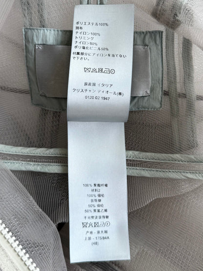 Dior Grey Mesh Tulle Jacket