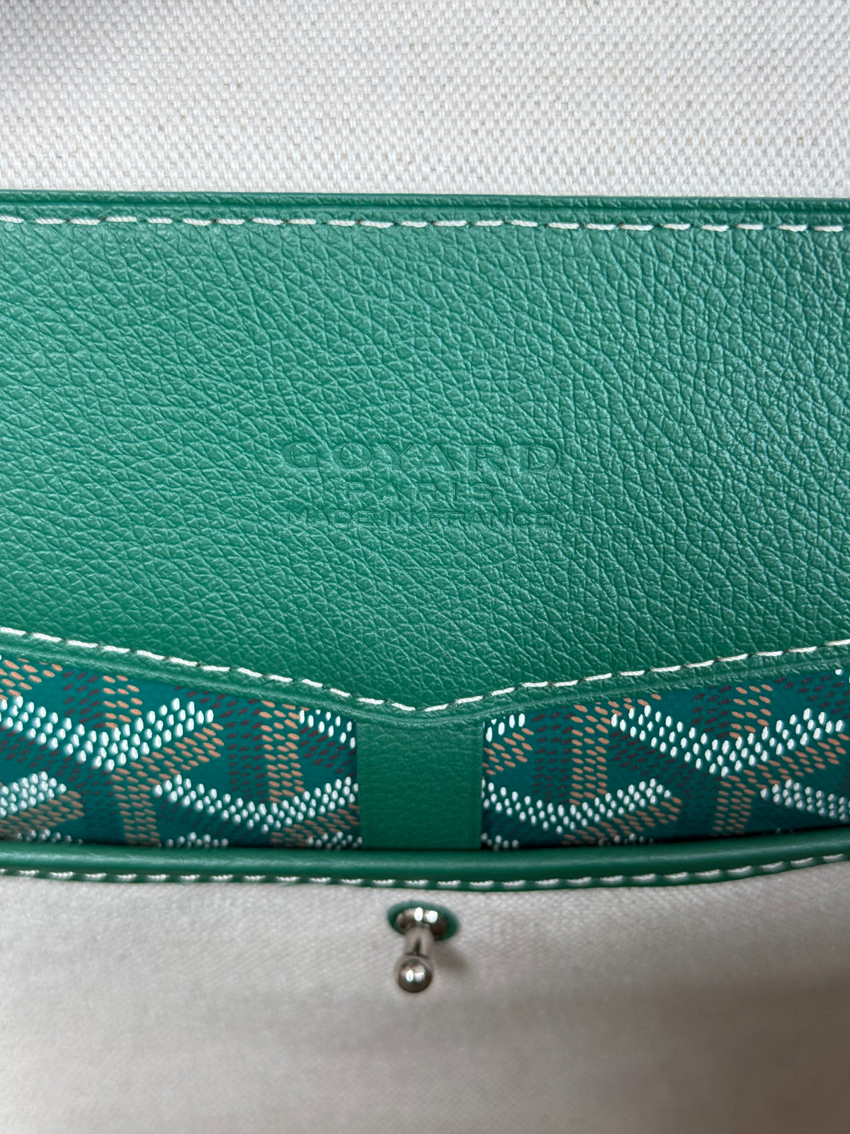 Goyard Green Cisalpin Backpack
