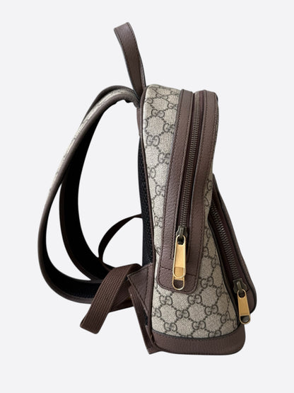 Gucci Beige GG Supreme Ophidia Backpack