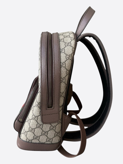 Gucci Beige GG Supreme Ophidia Backpack