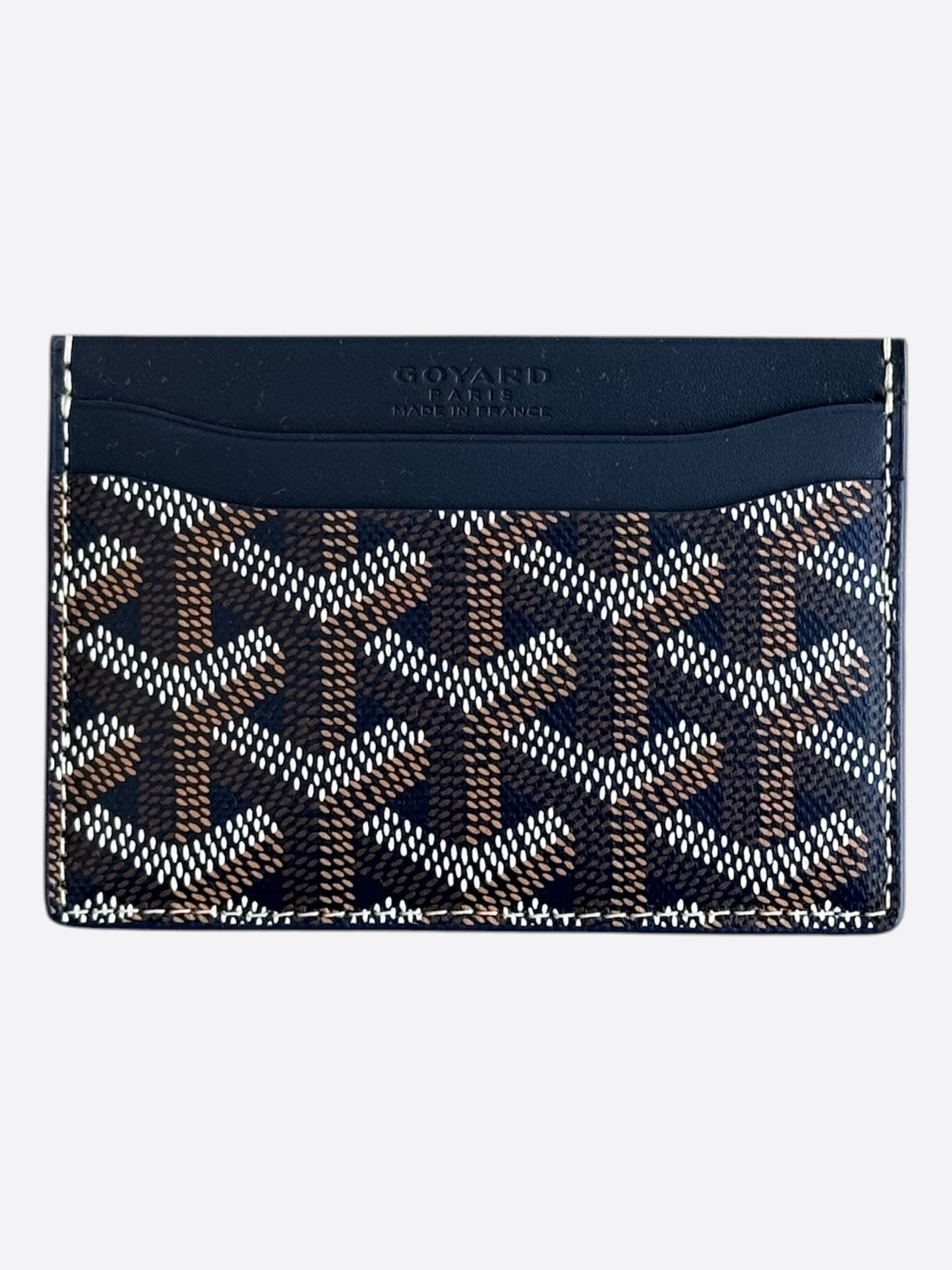 Goyard Navy Saint Sulpice Card Holder