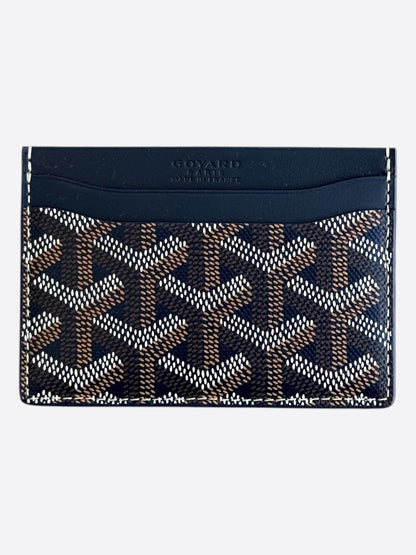 Goyard Navy Saint Sulpice Card Holder