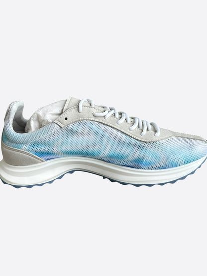 Casablanca Blue & White Stade Sneakers