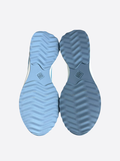 Casablanca Blue & White Stade Sneakers
