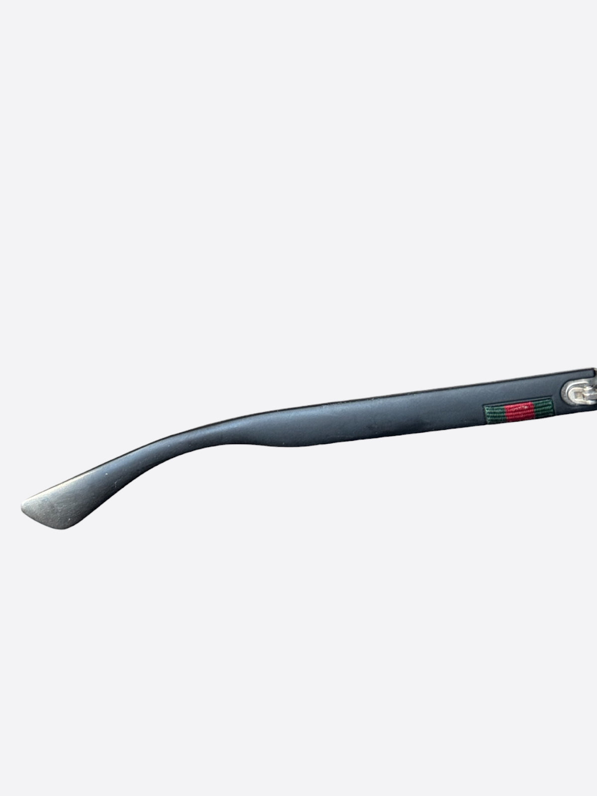 Gucci Black & Grey Stripe Sunglasses