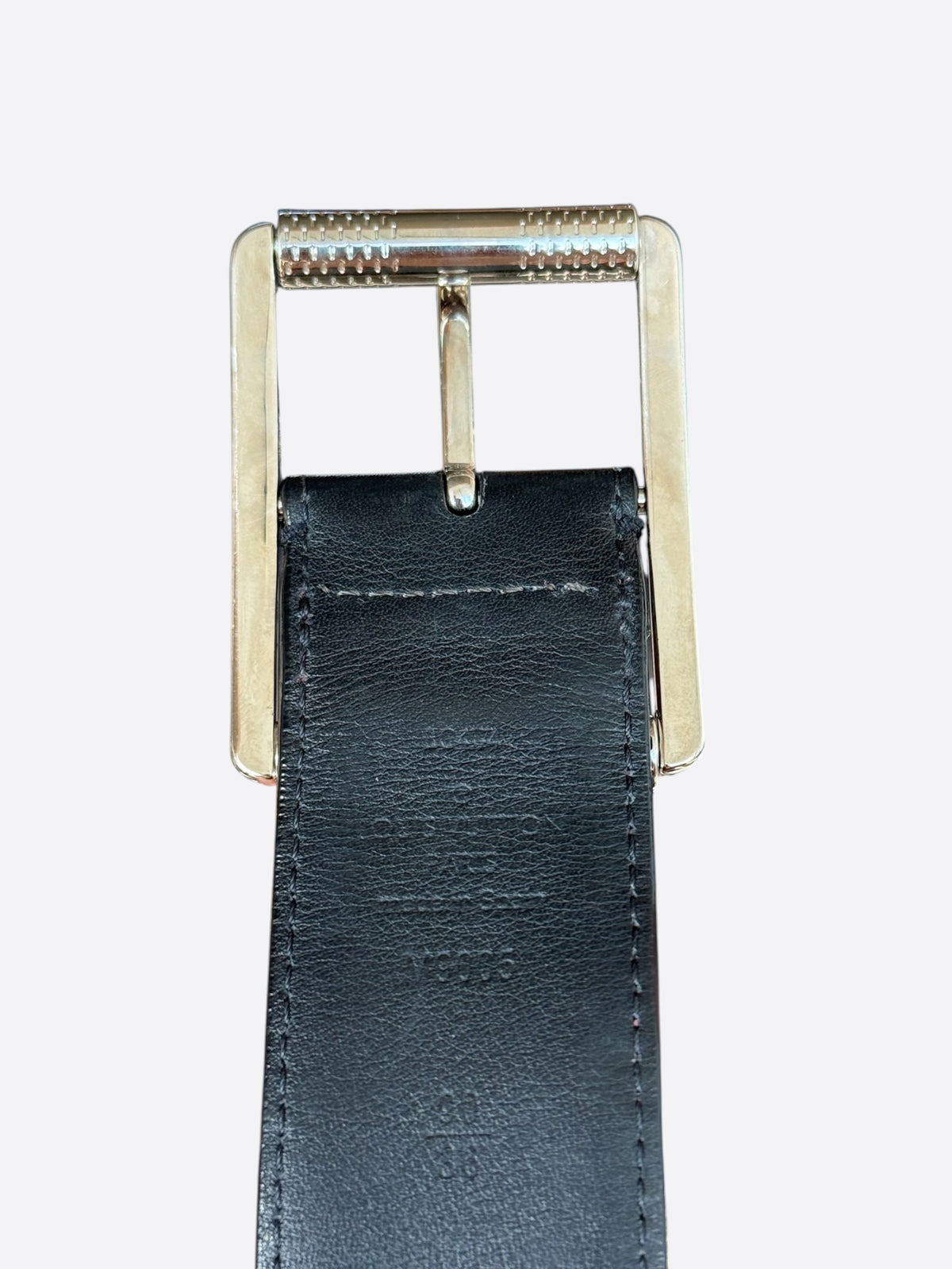 Louis Vuitton Damier Graphite & Red Stripe Belt