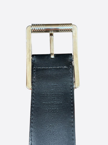 Louis Vuitton Damier Graphite & Red Stripe Belt