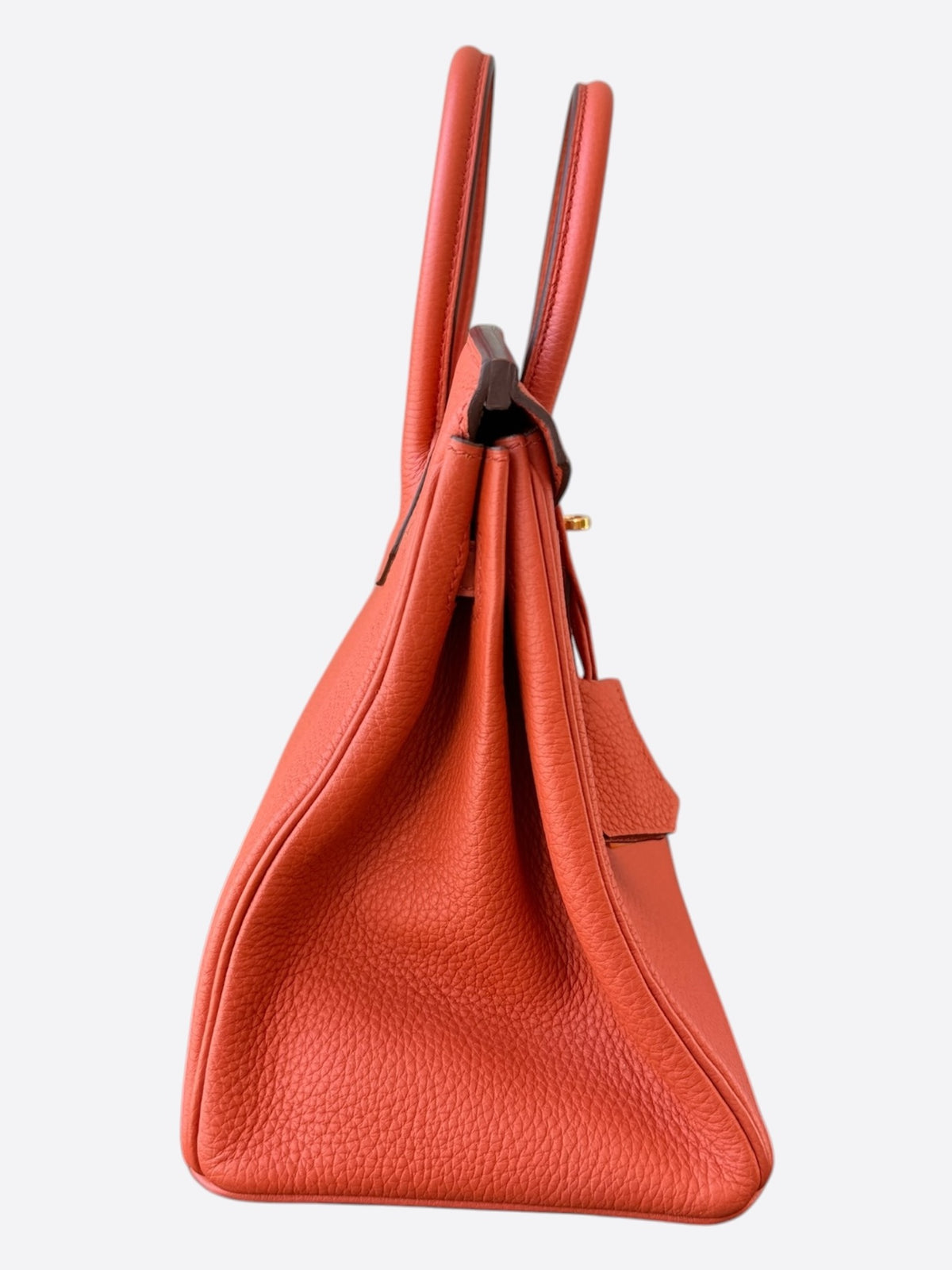 Hermes Orange Togo & Gold Hardware Birkin 25