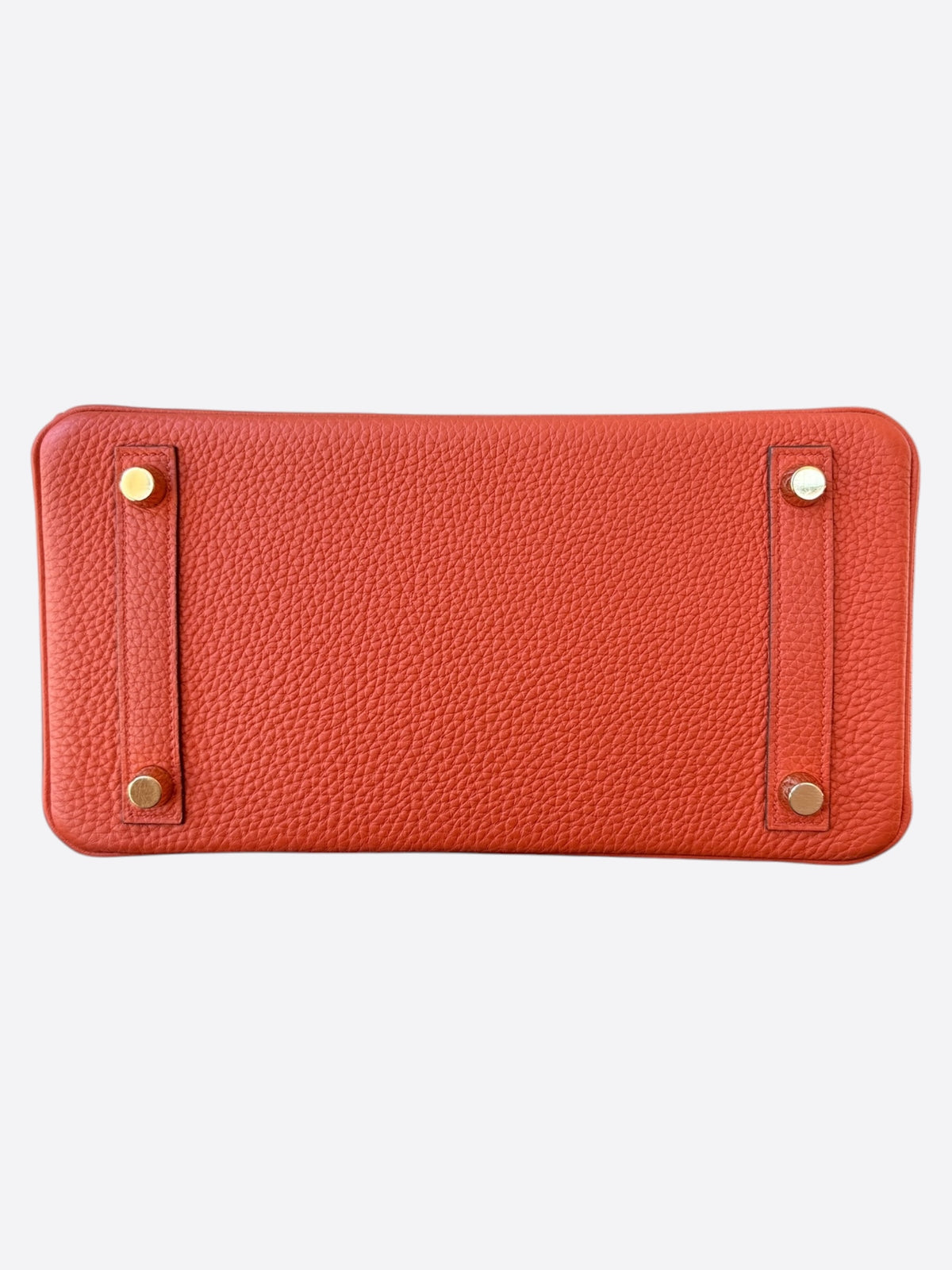 Hermes Orange Togo & Gold Hardware Birkin 25