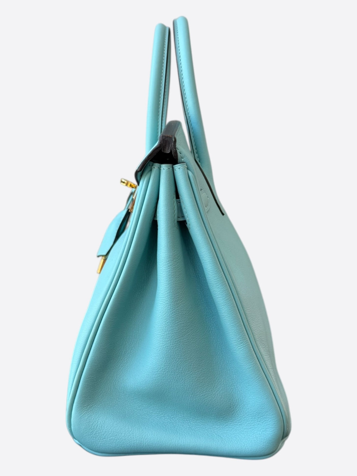 Hermes Tiffany Blue Swift & Gold Hardware Birkin 25