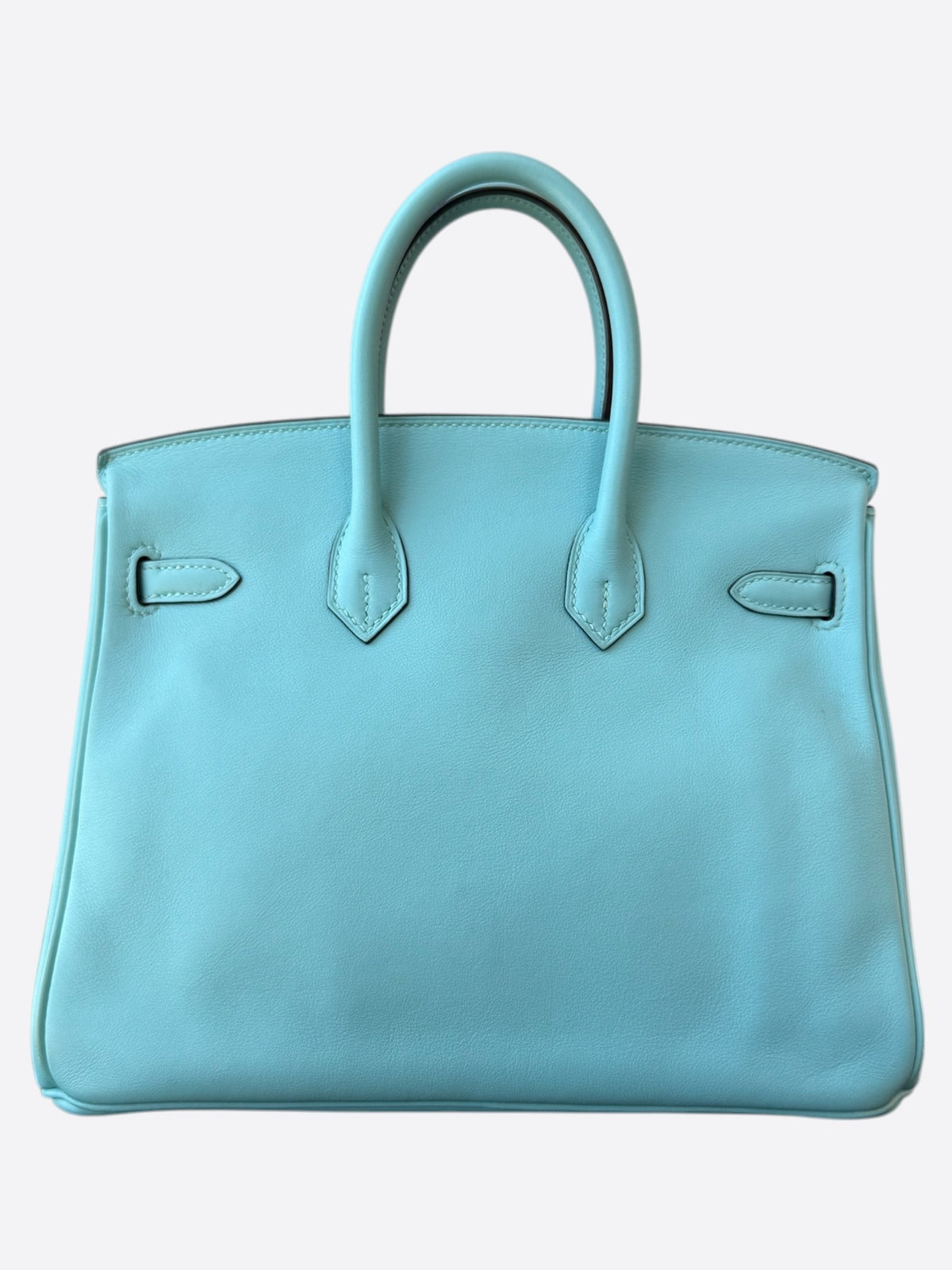 Hermes Tiffany Blue Swift & Gold Hardware Birkin 25