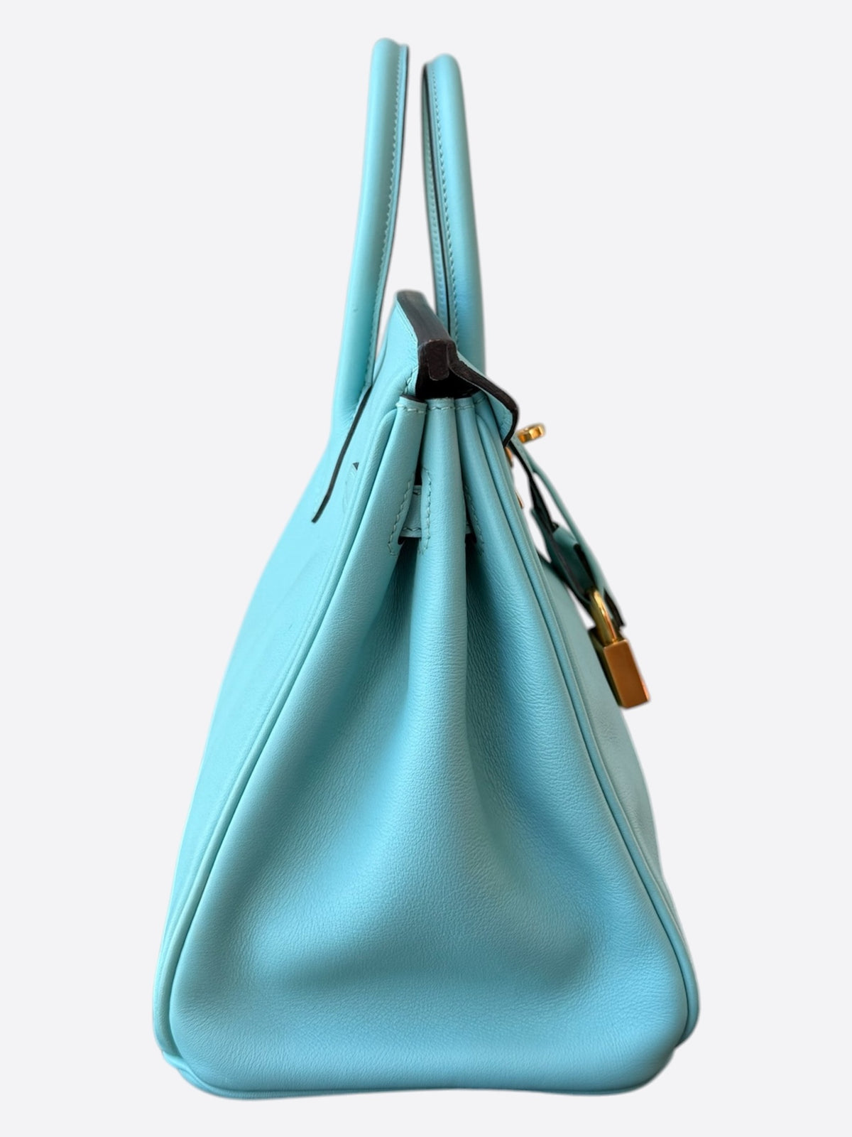 Hermes Tiffany Blue Swift & Gold Hardware Birkin 25