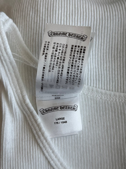 Chrome Hearts White & Black Horseshoe Tank Top
