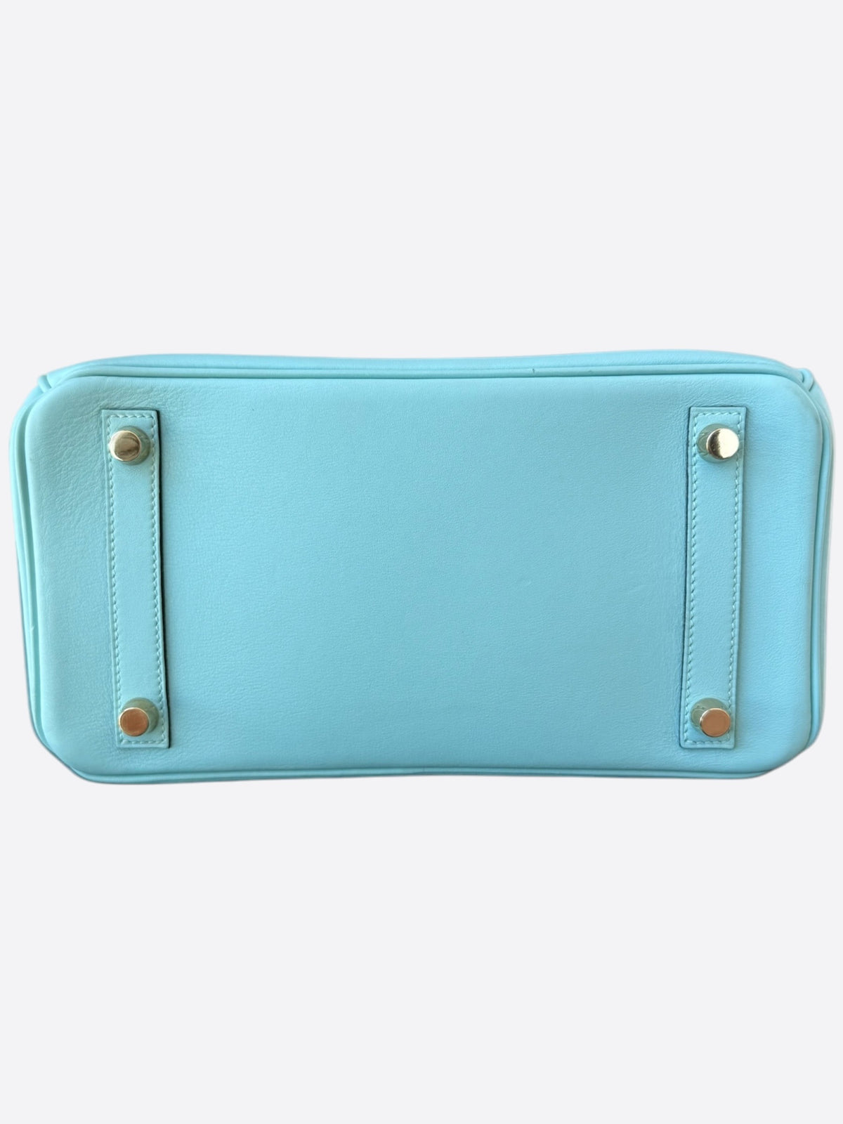 Hermes Tiffany Blue Swift & Gold Hardware Birkin 25