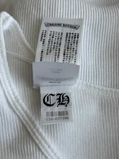Chrome Hearts White & Black Horseshoe Tank Top