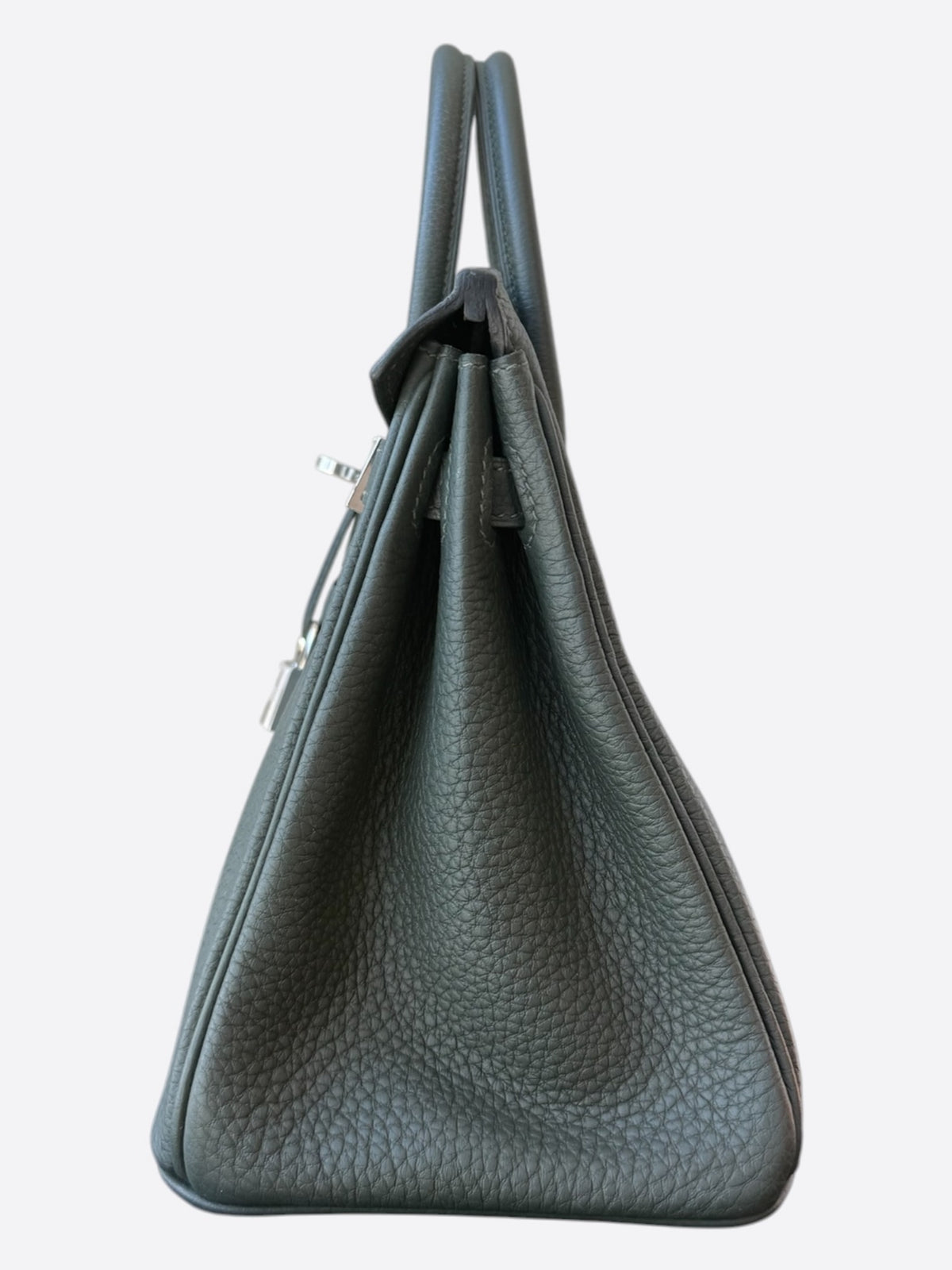 Hermes Vert Rousseau Togo & Palladium Hardware Birkin 25