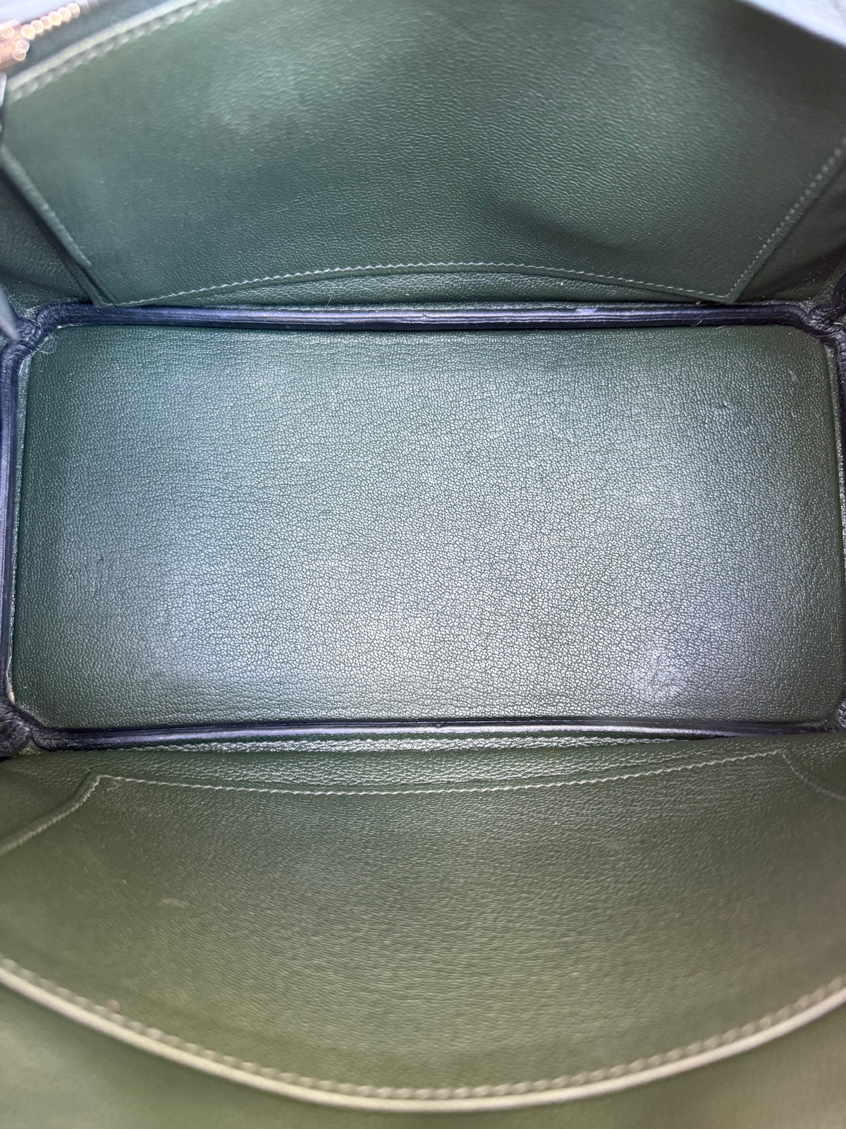 Hermes Vert Rousseau Togo & Palladium Hardware Birkin 25
