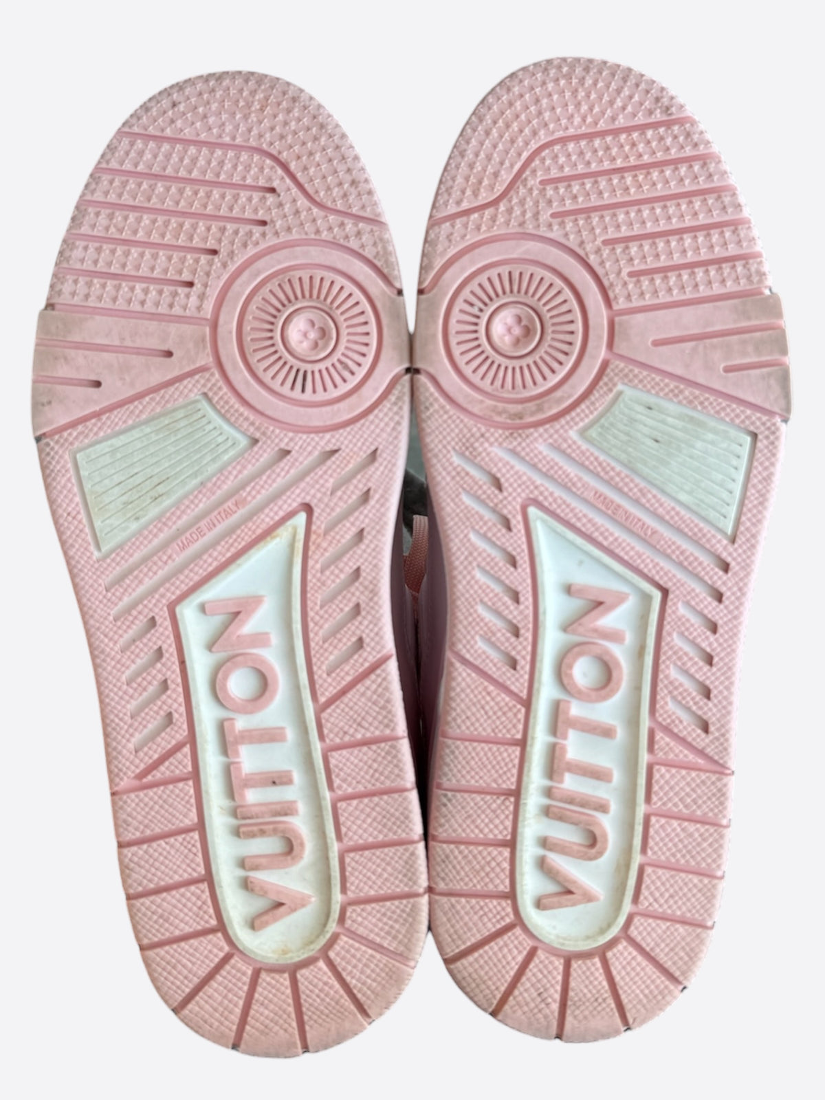 Louis Vuitton Pink & White Monogram Women's Trainers