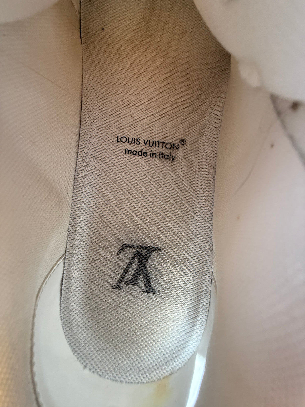 Louis Vuitton Pink & White Monogram Women's Trainers