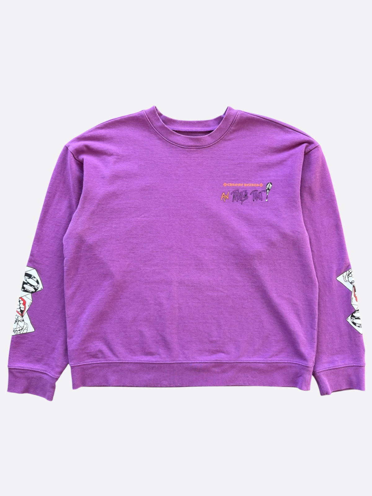 Chrome Hearts Matty Boy Purple More Not Less Sweater