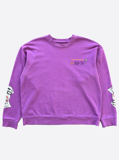 Chrome Hearts Matty Boy Purple More Not Less Sweater