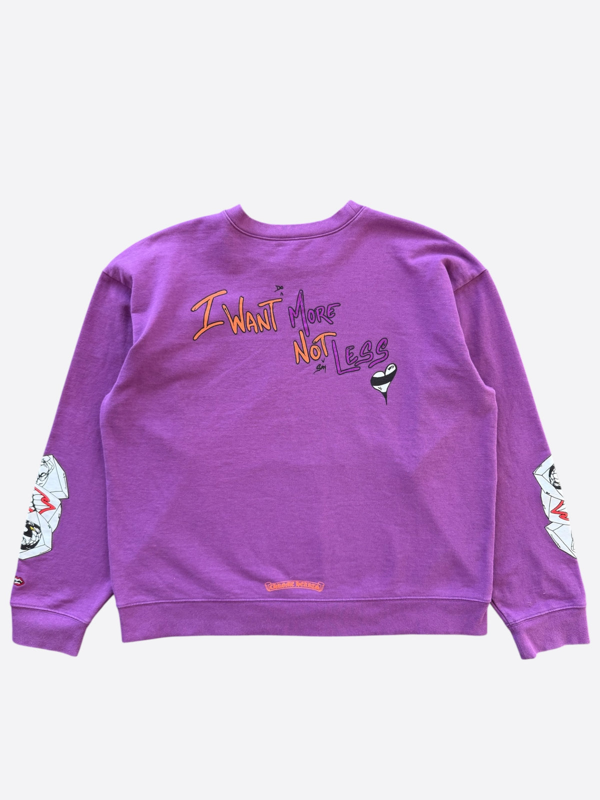 Chrome Hearts Matty Boy Purple More Not Less Sweater