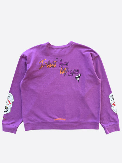 Chrome Hearts Matty Boy Purple More Not Less Sweater