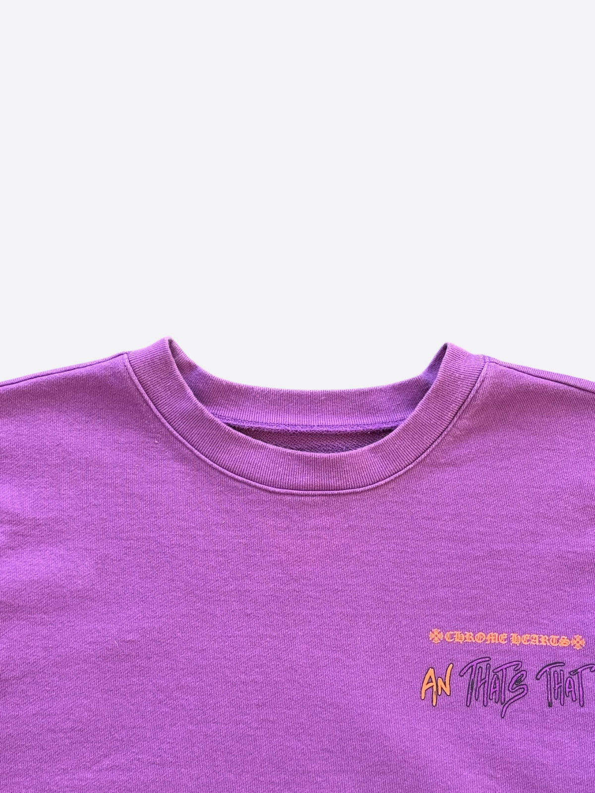 Chrome Hearts Matty Boy Purple More Not Less Sweater