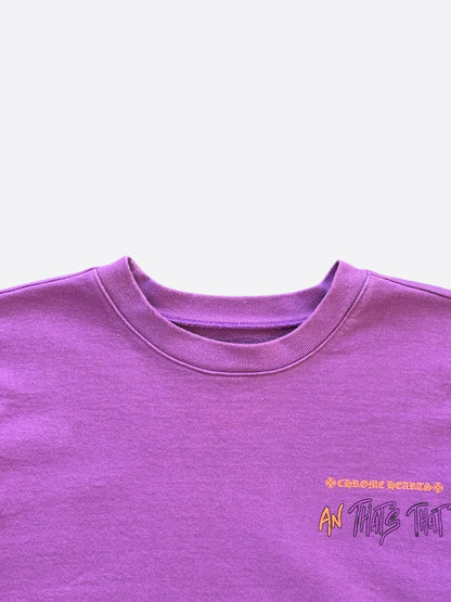 Chrome Hearts Matty Boy Purple More Not Less Sweater