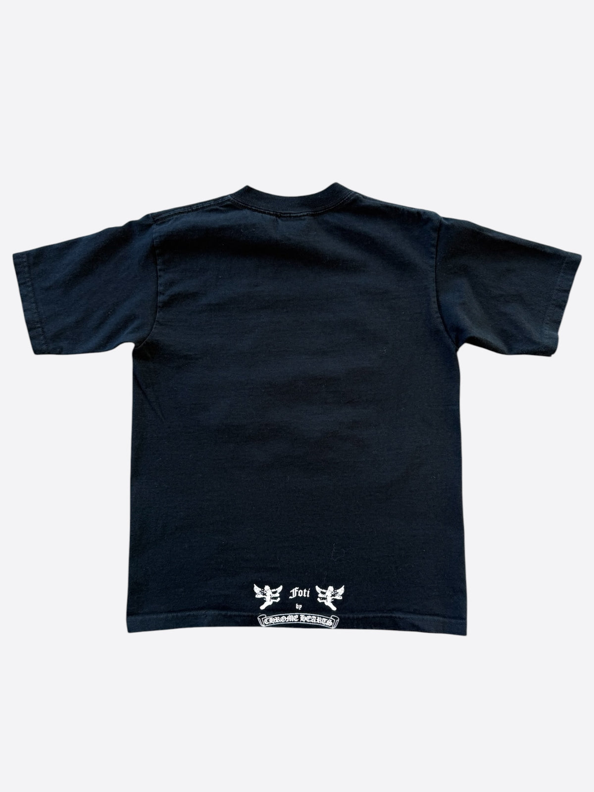 Chrome Hearts Black & White Foti Graphic T-Shirt