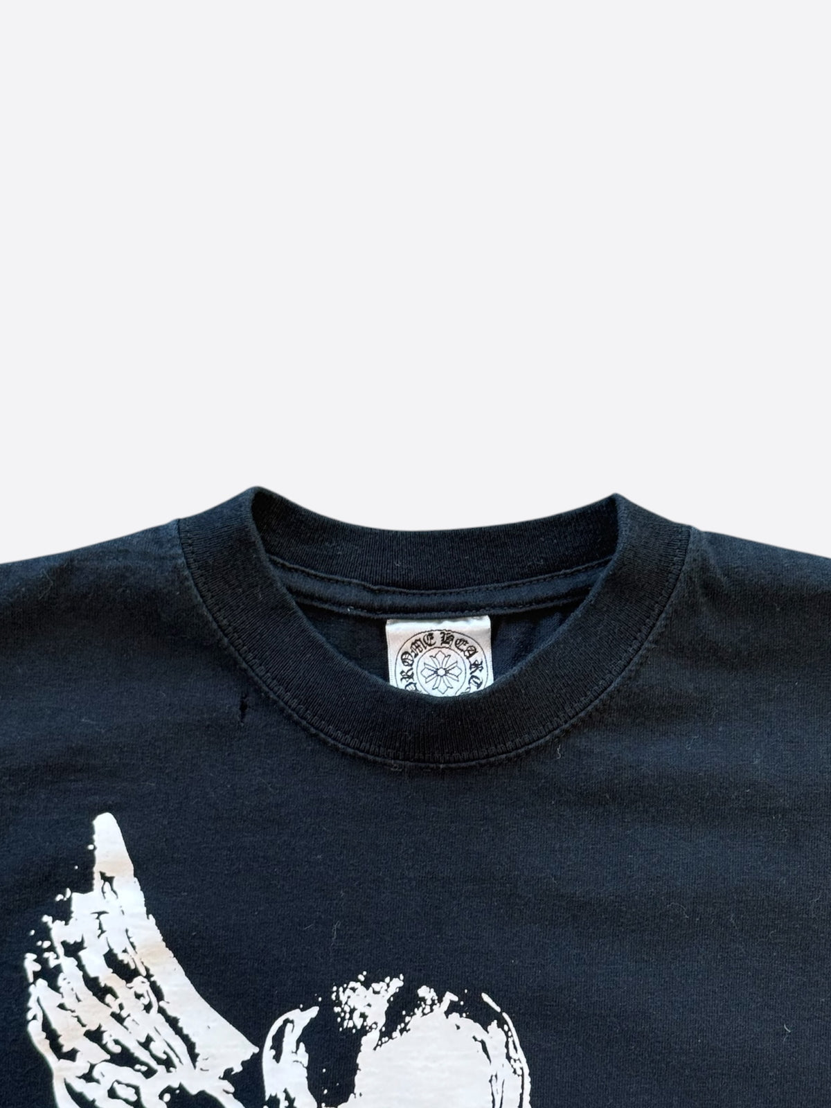Chrome Hearts Black & White Foti Graphic T-Shirt