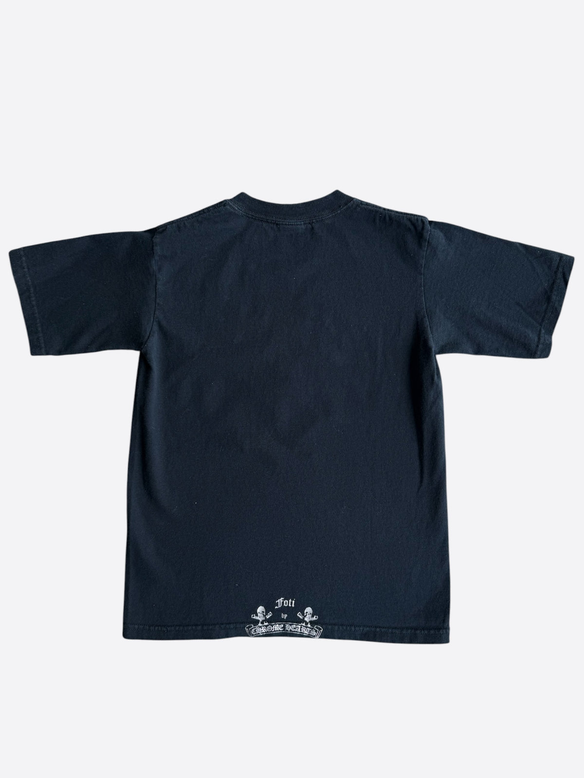Chrome Hearts Black & Silver Foti Graphic T-Shirt