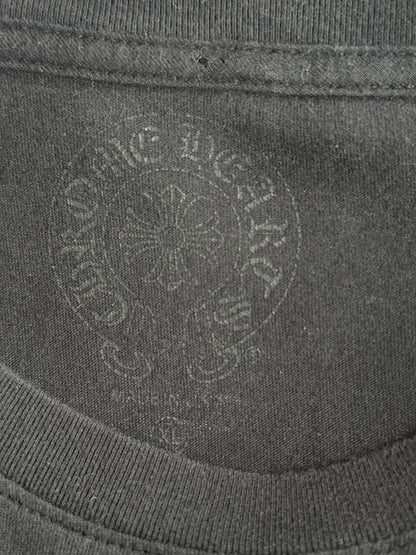 Chrome Hearts Black & White Aspen Horseshoe Logo Longsleeve T-Shirt