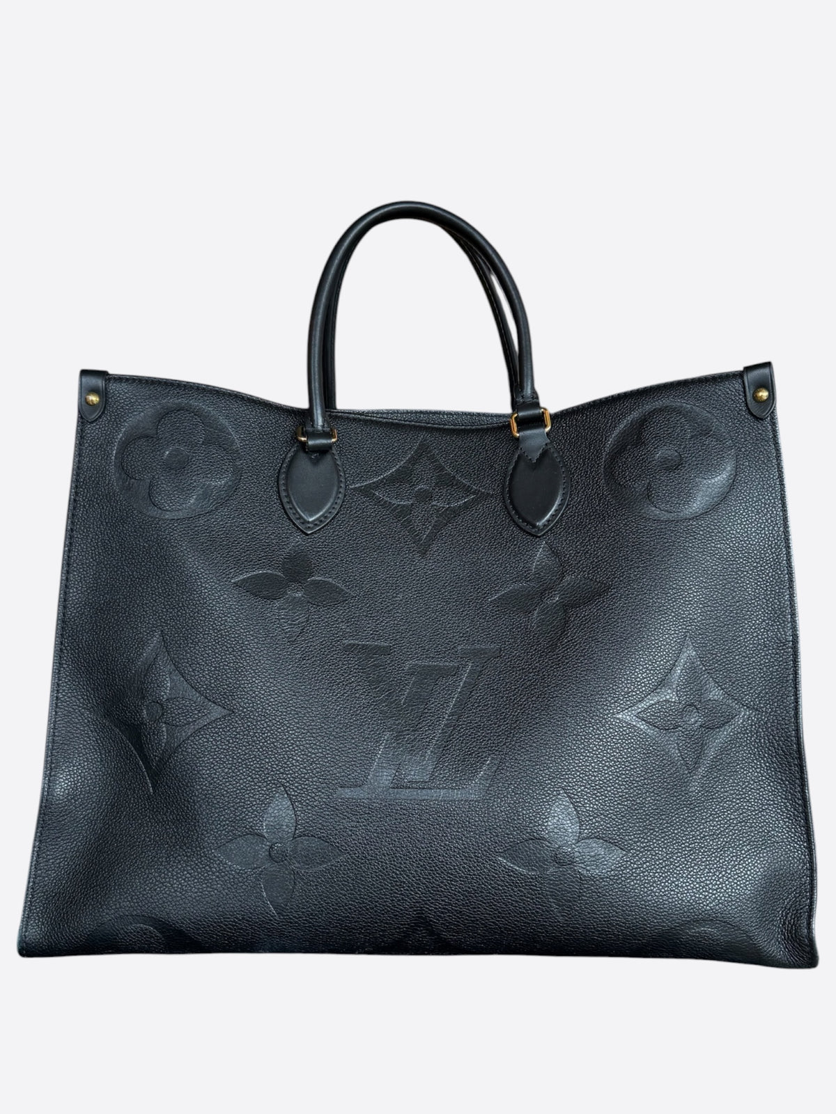 Louis Vuitton Black Monogram Empreinte OnTheGo GM