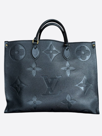 Louis Vuitton Black Monogram Empreinte OnTheGo GM