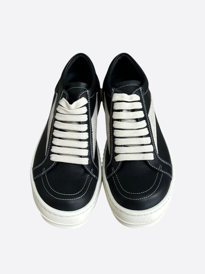 Rick Owens Black & White Vintage Women's Low Top Sneakers