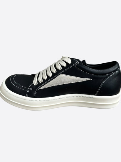 Rick Owens Black & White Vintage Women's Low Top Sneakers
