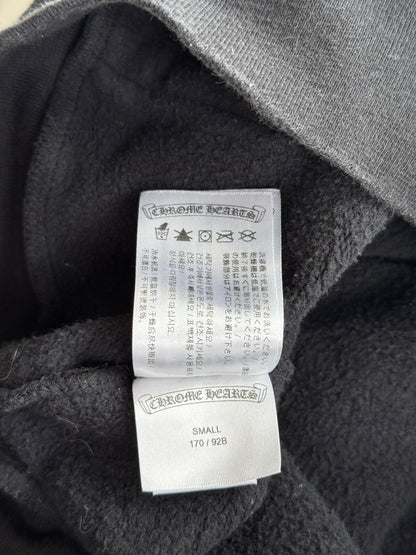 Chrome Hearts Black & White Horseshoe Chomper Logo Hoodie