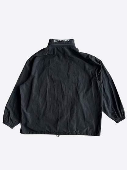 Balenciaga Black BB Logo Windbreaker Jacket